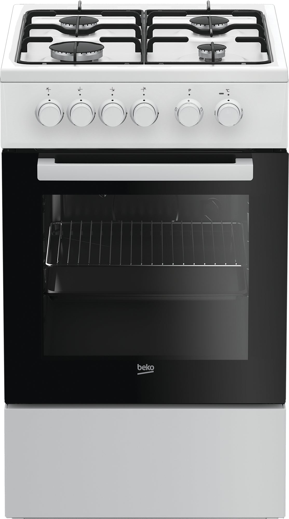 Beko FSS52020DW Fristående köksspis Elektrisk Gas Vit
