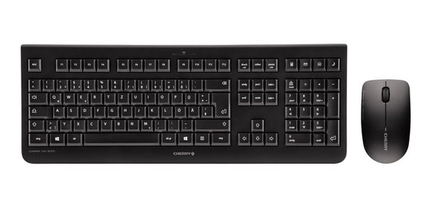 CHERRY DW 3000 tangentbord Mus inkluderad Universal RF Trådlös AZERTY Fransk Svart