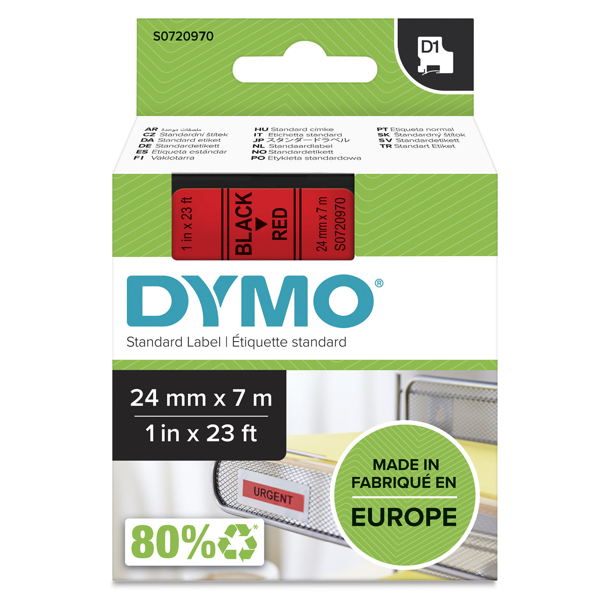 DYMO D1-originaletiketter