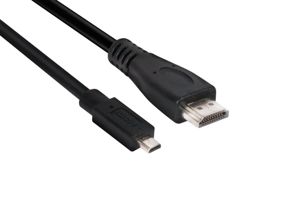 CLUB3D Micro HDMI to HDMI 2.0 4K60Hz Cable 1M / 3.28Ft