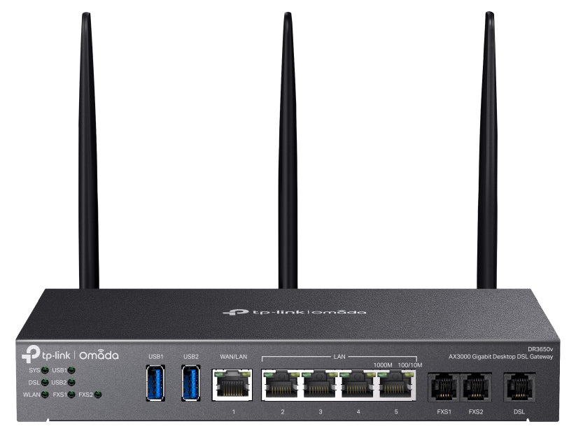 TP-Link Omada DR3220v-4G trådlös router Gigabit Ethernet Dual-band (2,4 GHz / 5 GHz)