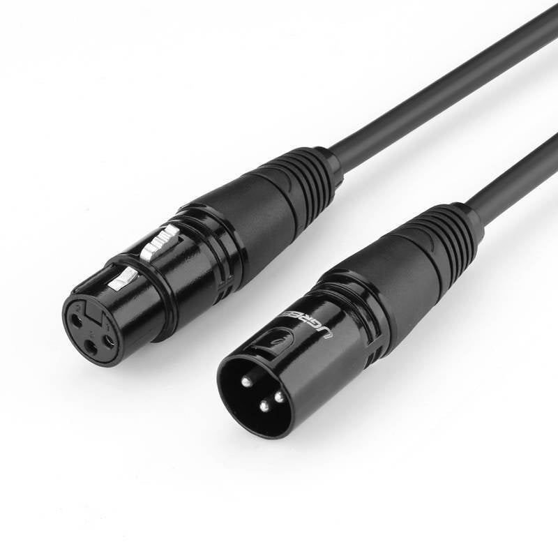 Ugreen 20710B ljudkabel 2 m XLR Svart