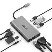 Acer HP.DSCAB.002 dockningsstationer för bärbara datorer USB 3.2 Gen 1 (3.1 Gen 1)
