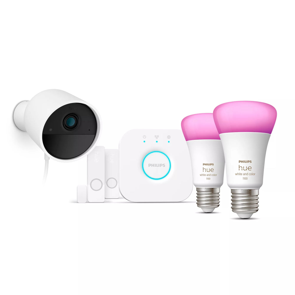 Philips Startpaket: 2 st kontaktsensorer + Kamera