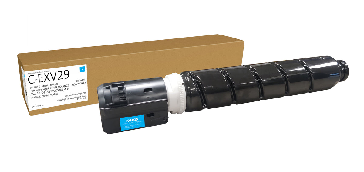 Everyday Cyan Remanufactured Toner by Xerox compatible with Canon C-EXV29 (2794B002AB)