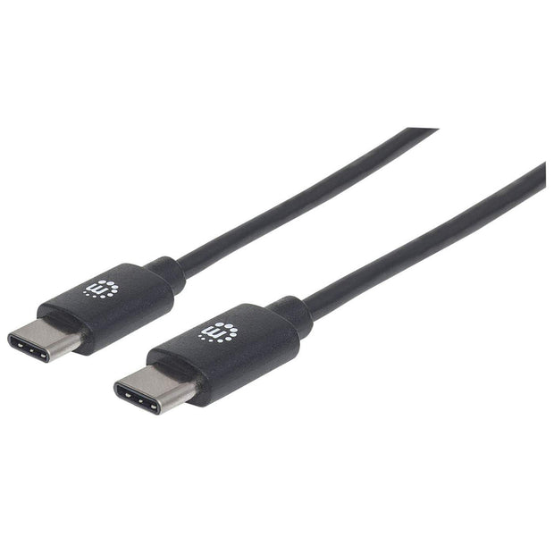 Manhattan 354882 USB-kablar USB 2.0 3 m USB C 0,48 Gbit/s Svart