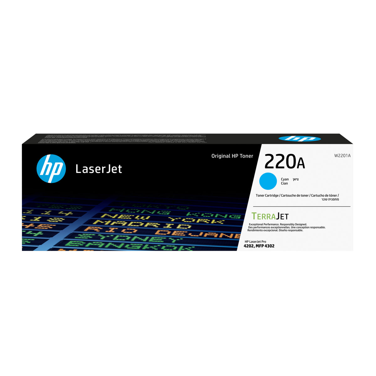 HP 220A cyan LaserJet-originaltonerkassett