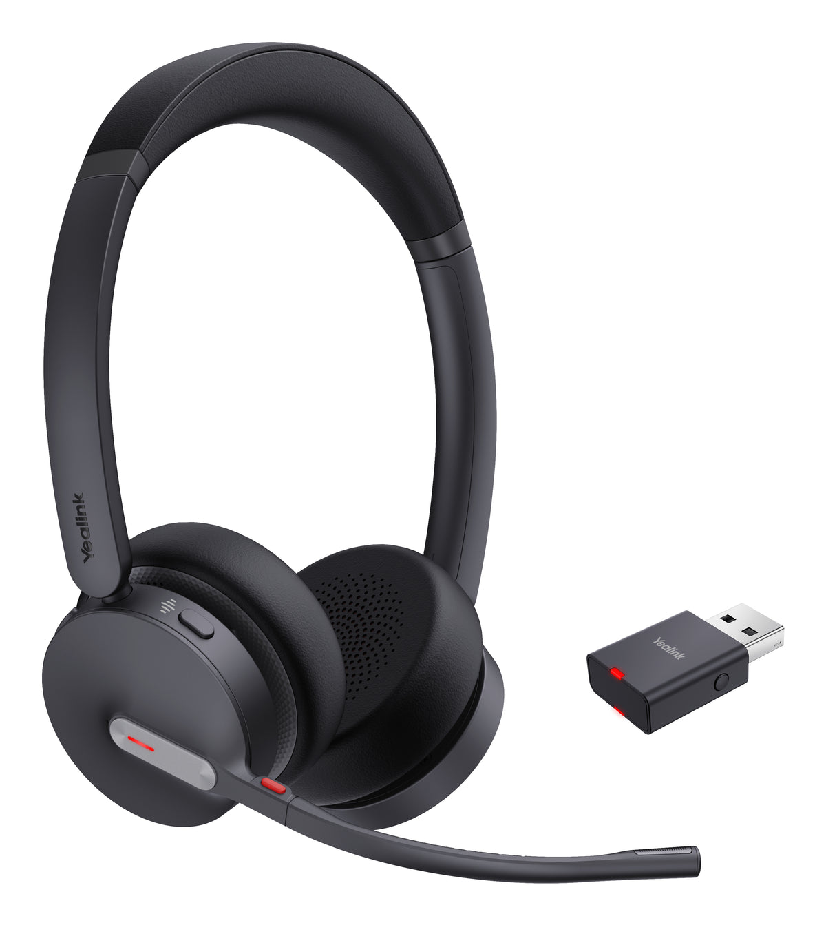Yealink WH64 Hybrid Dual UC Headset Trådlös Huvudband Kontor/callcenter Micro-USB