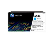 HP 653A cyan original LaserJet tonerkassett