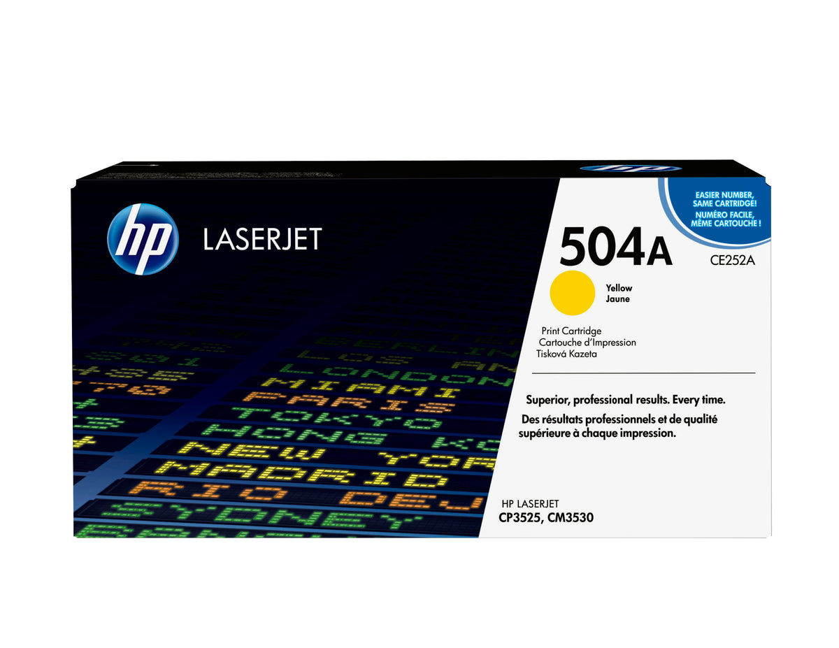 HP 504A gul LaserJet-tonerkassett