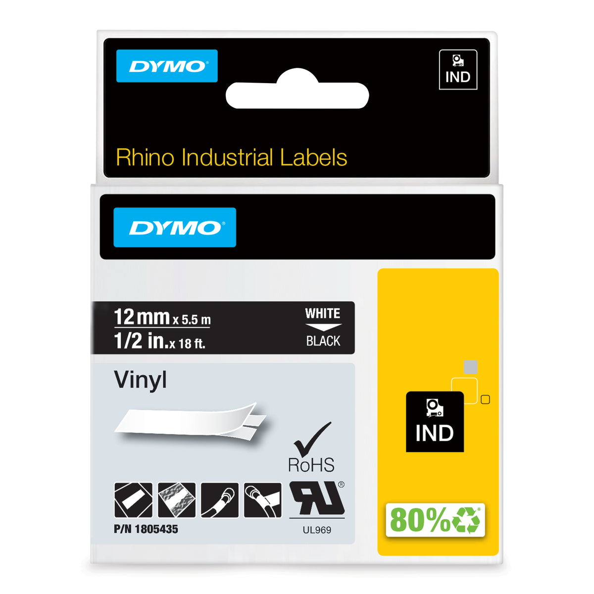 DYMO Industriella Rhino-vinyletiketter