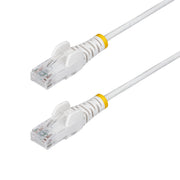StarTech.com 3 m vit smal CAT6 Ethernet-kabel