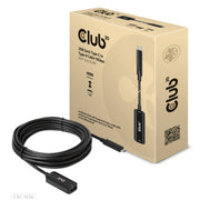 CLUB3D CAC-1536 USB-kablar USB 3.2 Gen 2 (3.1 Gen 2) 5 m USB C USB A 10 Gbit/s Svart