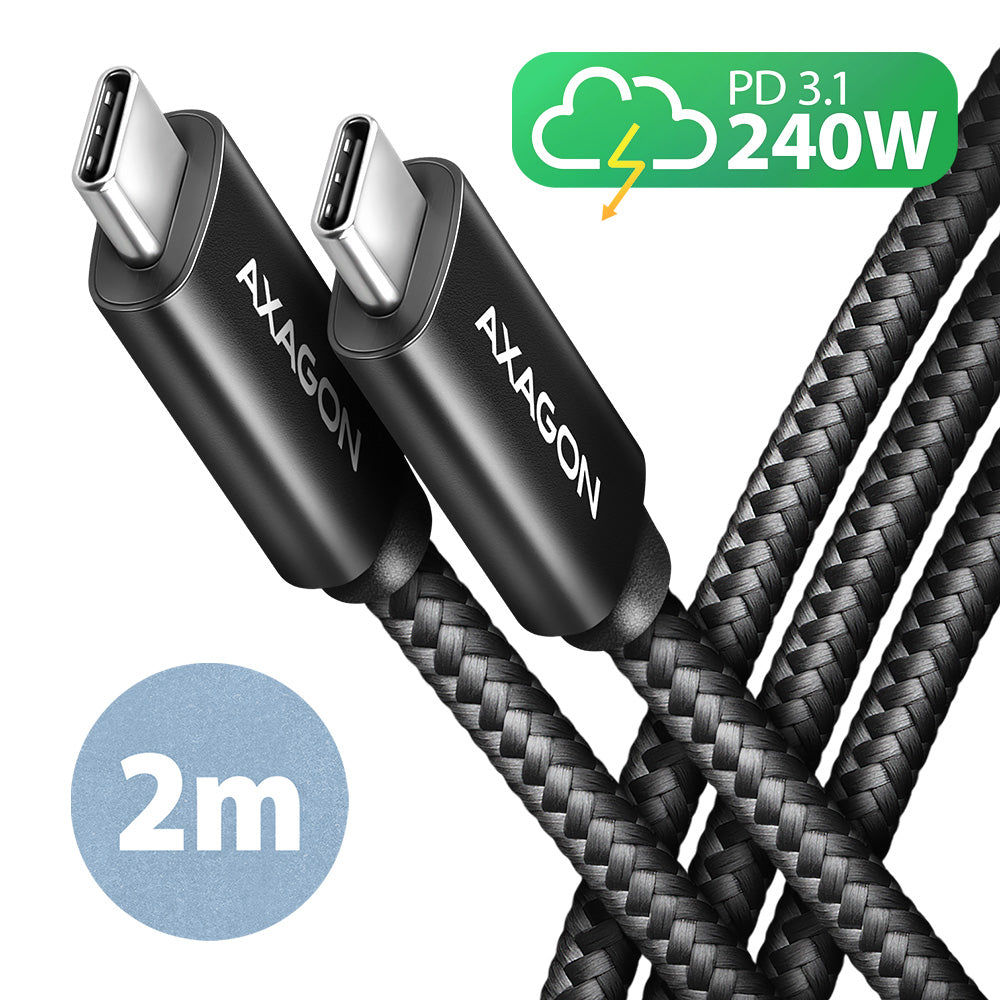 Axagon BUCM2-CM20AB Ladekabel USB-C zu USB-C 2.0