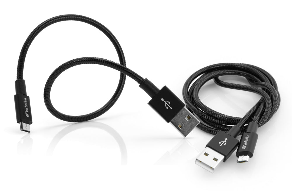 Verbatim 48875 USB-kablar USB 3.2 Gen 1 (3.1 Gen 1) 1 m Micro-USB A USB A Svart