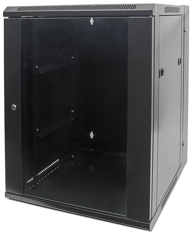 Intellinet 712019 rack 15U Väggmonterad rack Svart