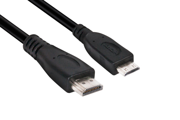 CLUB3D Mini HDMI to HDMI 2.0 4K60Hz Cable 1M / 3.28Ft