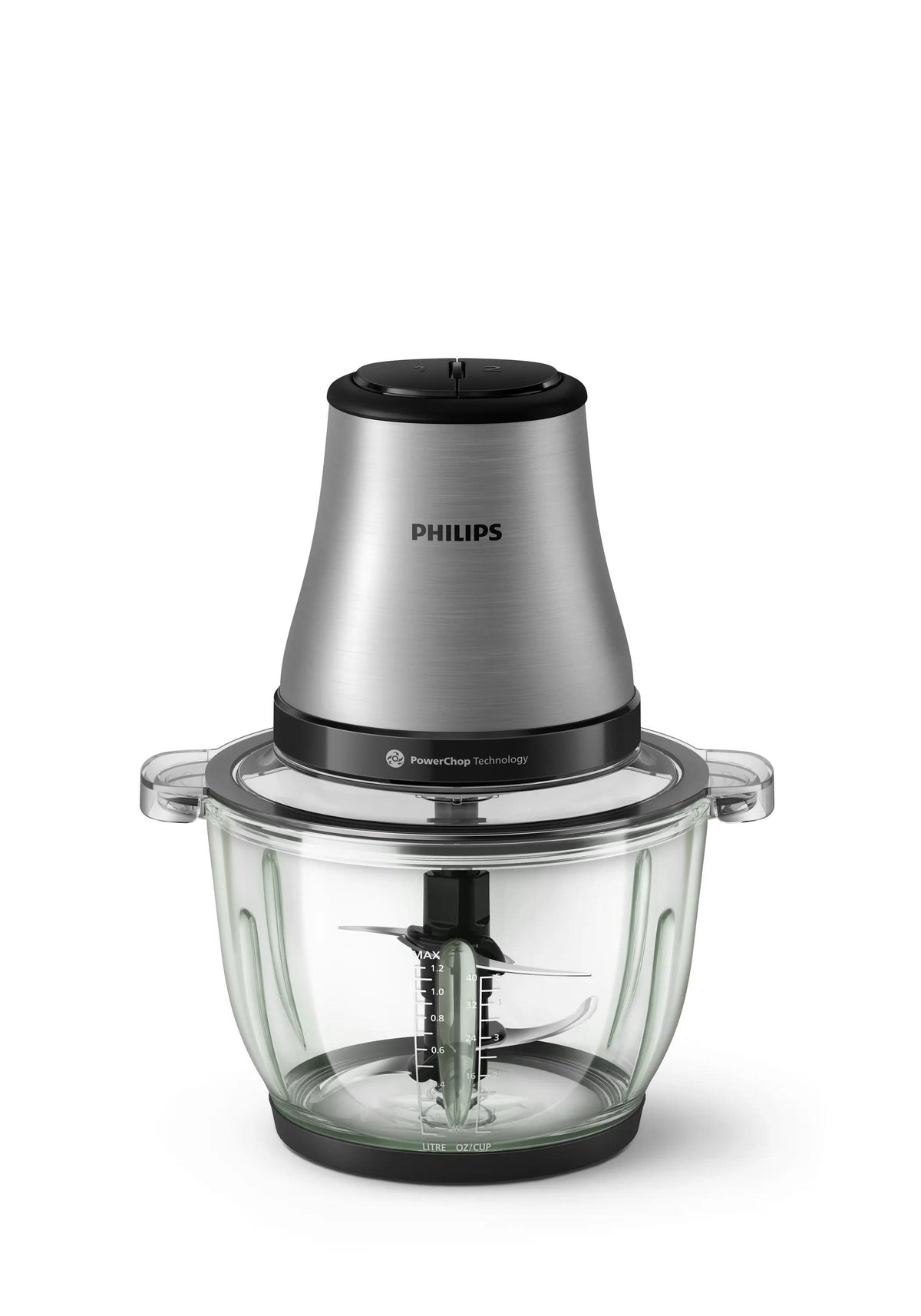 Philips 3000 series HR1503/00 elektrisk minihackare 2 l 500 W Rostfritt stål