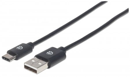 Manhattan 354912 USB-kablar USB 2.0 0,5 m USB C USB A 0,48 Gbit/s Svart