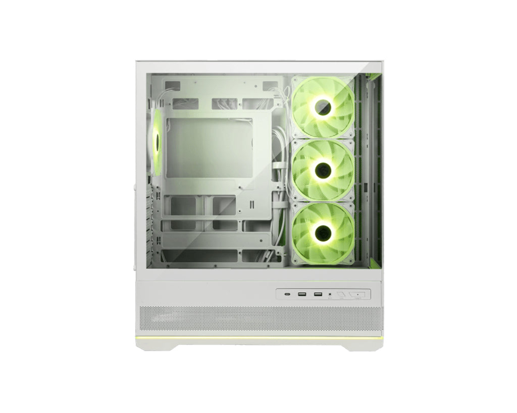 MSI MAG PANO 110R PZ WHITE datorväskor Midi Tower Vit