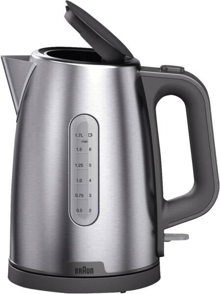 Braun WK 1500 GY vattenkokare 1,7 l 2200 W Grå