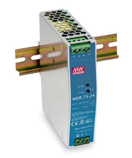 LevelOne POW-2432 strömförsörjningsenheter 75 W Blå