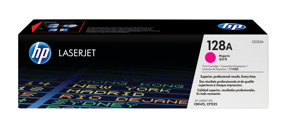 HP 128A magenta LaserJet-tonerkassett - CE323A