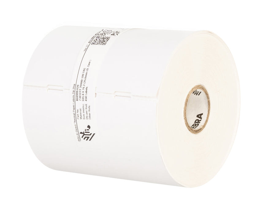 Zebra Z-Select 2000D 190 Tag Vit Rektangel olimmade Etiketter