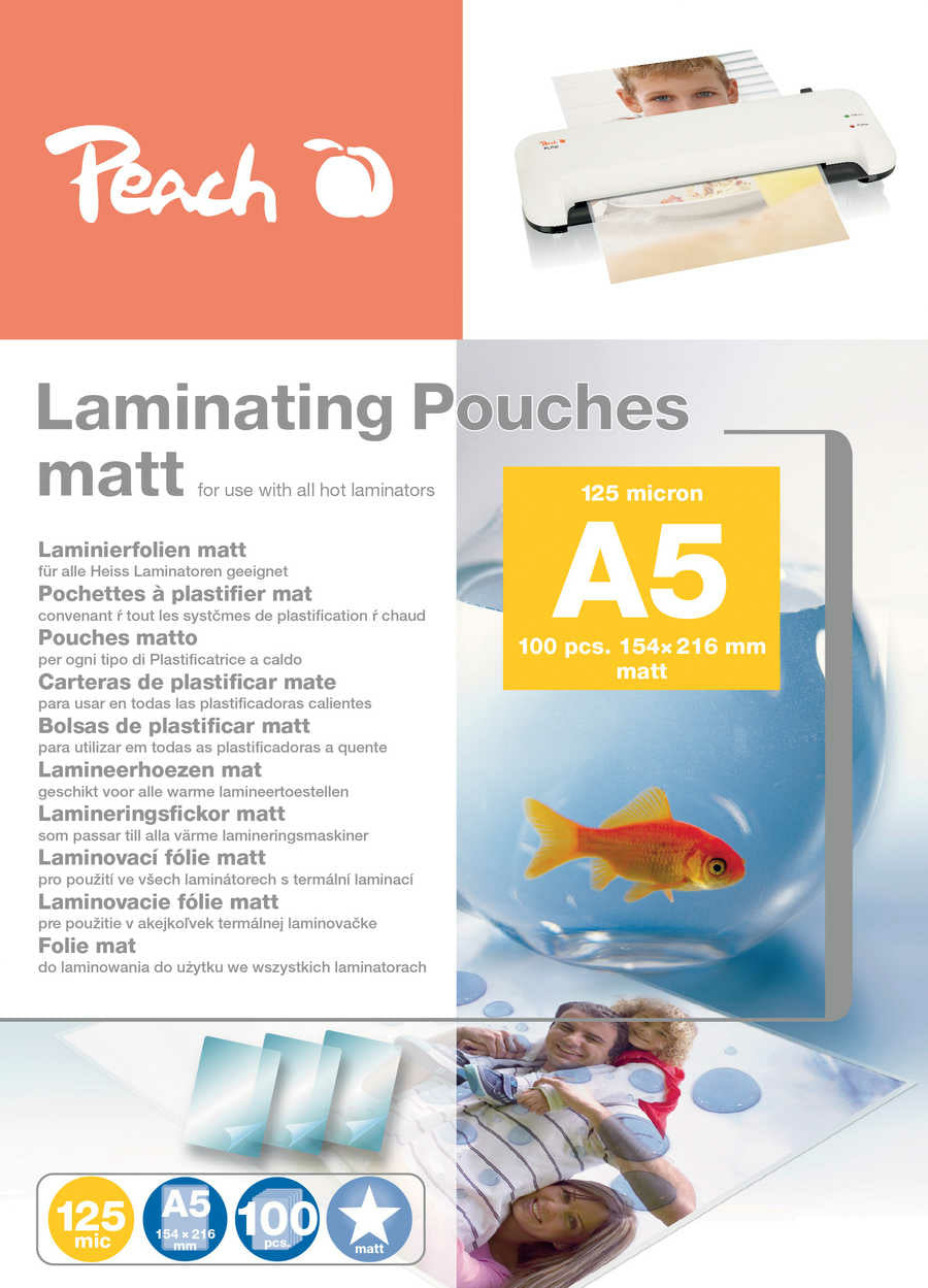 Peach S-PP525-30 lamineringspåsar