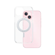 PanzerGlass CARE by Case Transparent w. Silver Kickstand & MagSafe iPhone 15