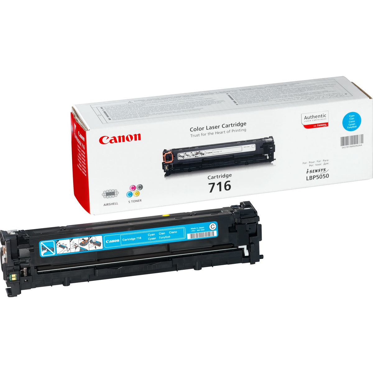 Canon 716 Cyan Tonerkassett Original
