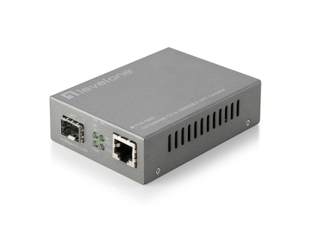 LevelOne FVS-3800 mediakonverterare för nätverk 100 Mbit/s Grå - 1x100M
