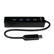 StarTech.com ST4300PBU3 gränssnittshubbar USB 3.2 Gen 1 (3.1 Gen 1) Type-A 5000
