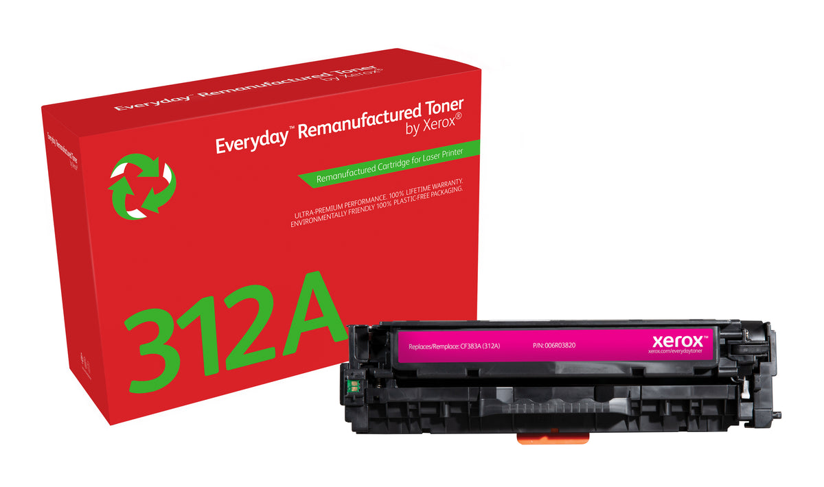 Everyday Magenta Remanufactured Toner by Xerox compatible with HP 312A (CF383A)