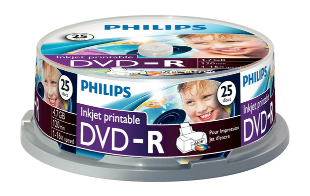 Philips DVD-R DM4I6B25F/00 tomma Dvd:Er