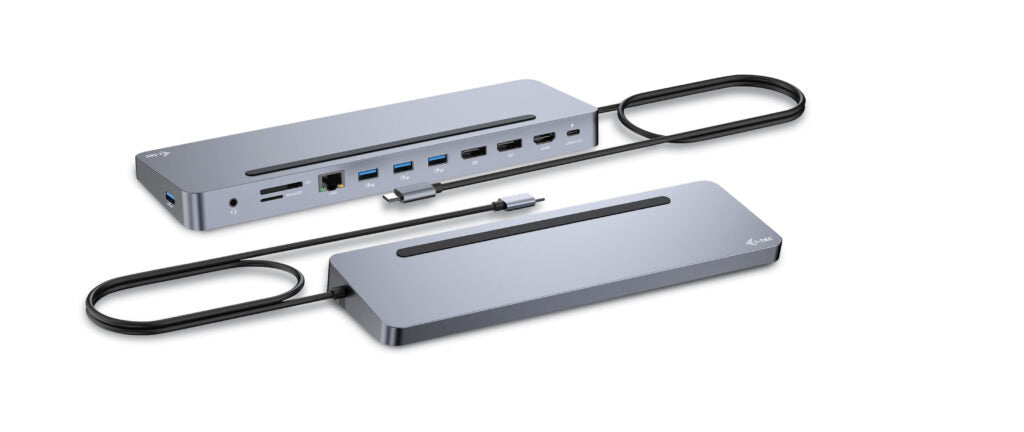 i-tec C31FLAT2PDPRO dockningsstationer för bärbara datorer Kabel USB 3.2 Gen 1 (3.1