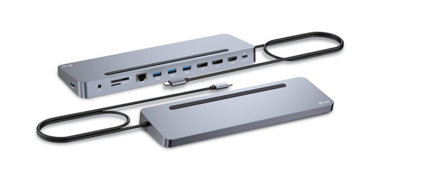 i-tec C31FLAT2PDPRO dockningsstationer för bärbara datorer Kabel USB 3.2 Gen 1 (3.1