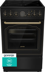 Gorenje GECS5B70CLB Fristående köksspis Elektrisk Keramisk Svart