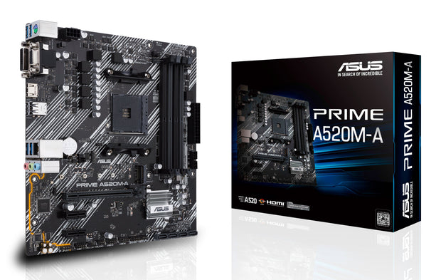 ASUS PRIME A520M-A II/CSM AMD A520 Uttag AM4 micro ATX
