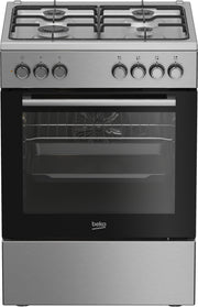 Beko FBE62130GXDN spis Fristående köksspis Elektrisk Gas Svart