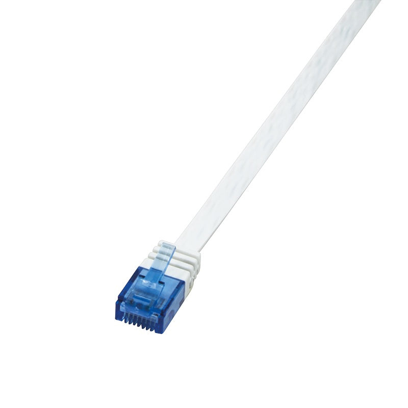 LogiLink 1m Cat6 U/UTP RJ45 nätverkskablar Vit U/UTP (UTP)