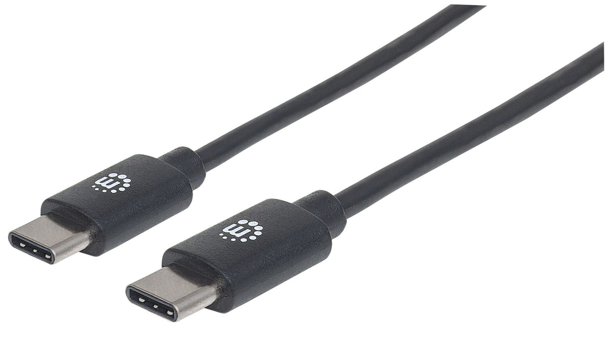 Manhattan 354875 USB-kablar USB 2.0 2 m USB C 0,48 Gbit/s Svart