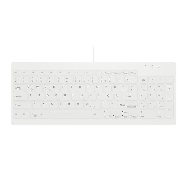 Contour Design Active Key AK-C7012 tangentbord Medical USB tyska Vit