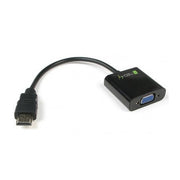 Techly IDATA-HDMI-VGA2 videokabeladapter VGA (D-Sub) Svart
