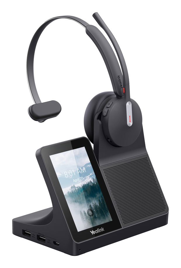 Yealink WH64 Workstation Mono Headset hörlurar