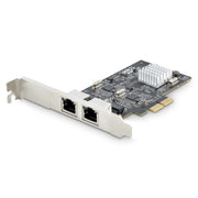 StarTech.com Nätverkskort med 2 portar 2,5 Gbps NBASE-T PCIe - 2x1G