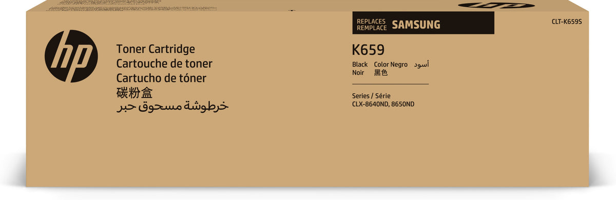 Samsung CLT-K659S svart originaltonerkassett