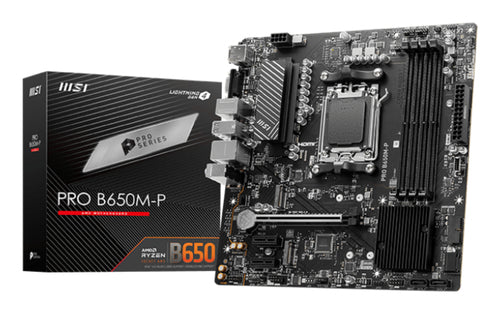 MSI PRO B650M-P moderkort AMD B650 AM5-sockel micro ATX