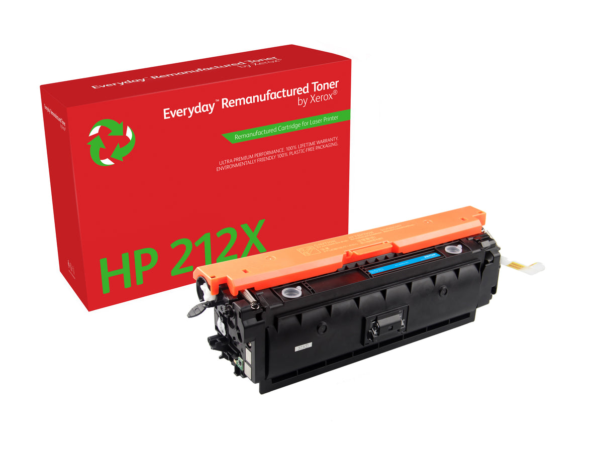 Everyday Cyan Toner by Xerox compatible with HP 212X (W2121X)