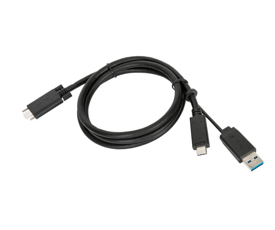 Targus ACC1135GLX USB-kablar USB 3.2 Gen 1 (3.1 Gen 1) 1,8 m USB C 10 Gbit/s Svart